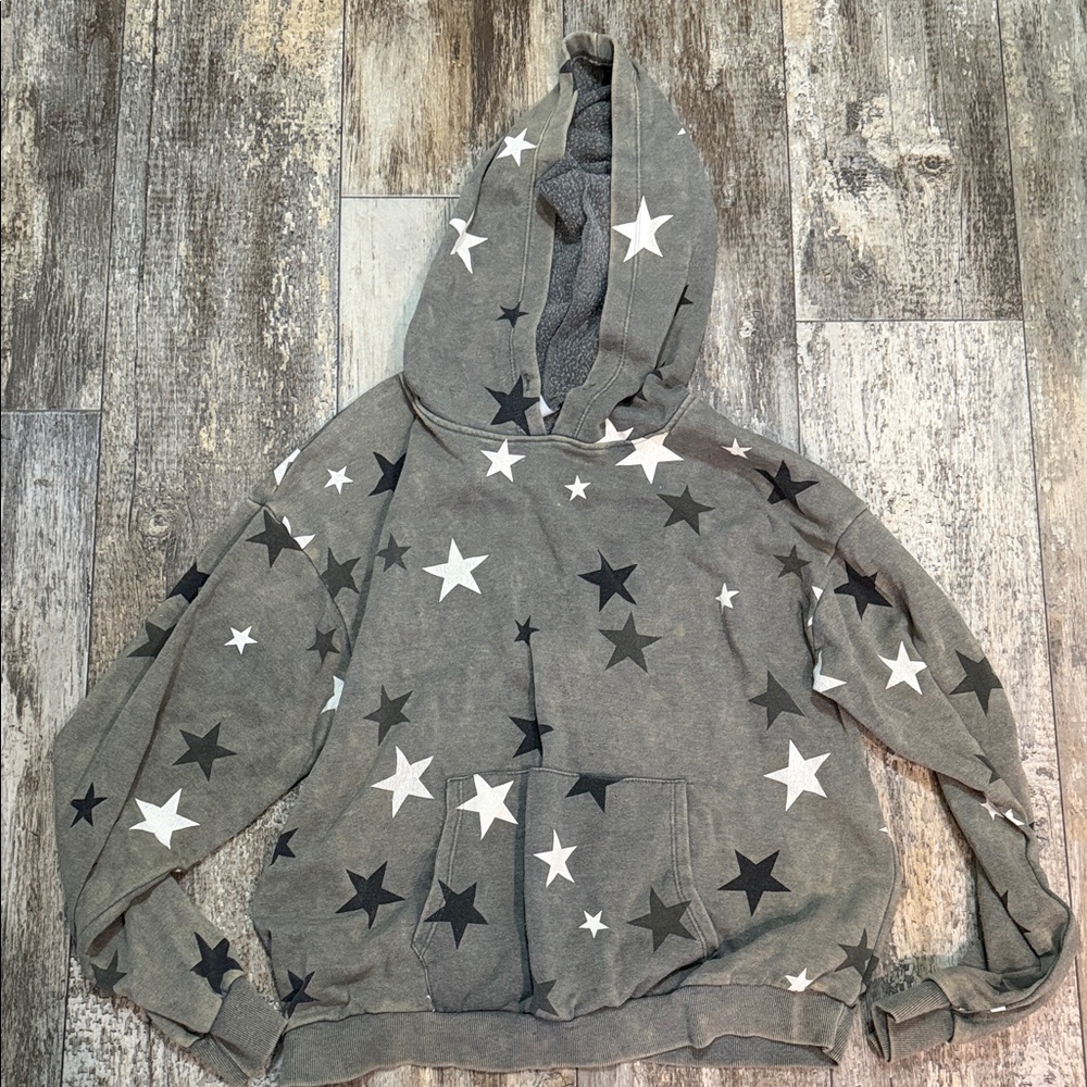 Starry Gray Kids Hoodie